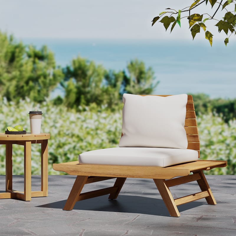 Novelty Outdoor Wooden Lounge Chairs for Gardens, Balcony & Backyard