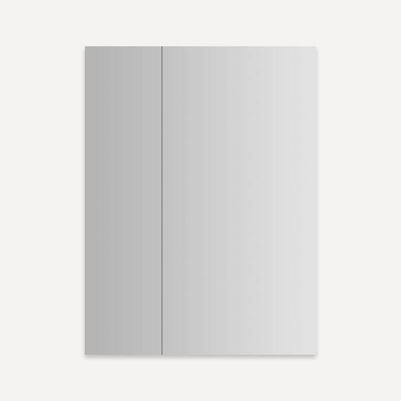 Robern MR3048D4FPE2 M Series Reserve 29-1/4" x 48" Frameless Double - Mirrored - Mirrored Finish