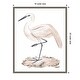 preview thumbnail 5 of 7, A White Heron III by Melissa Wang (16 x 20 in.), Framed Canvas Wall Art Print - Sylvie Greywash