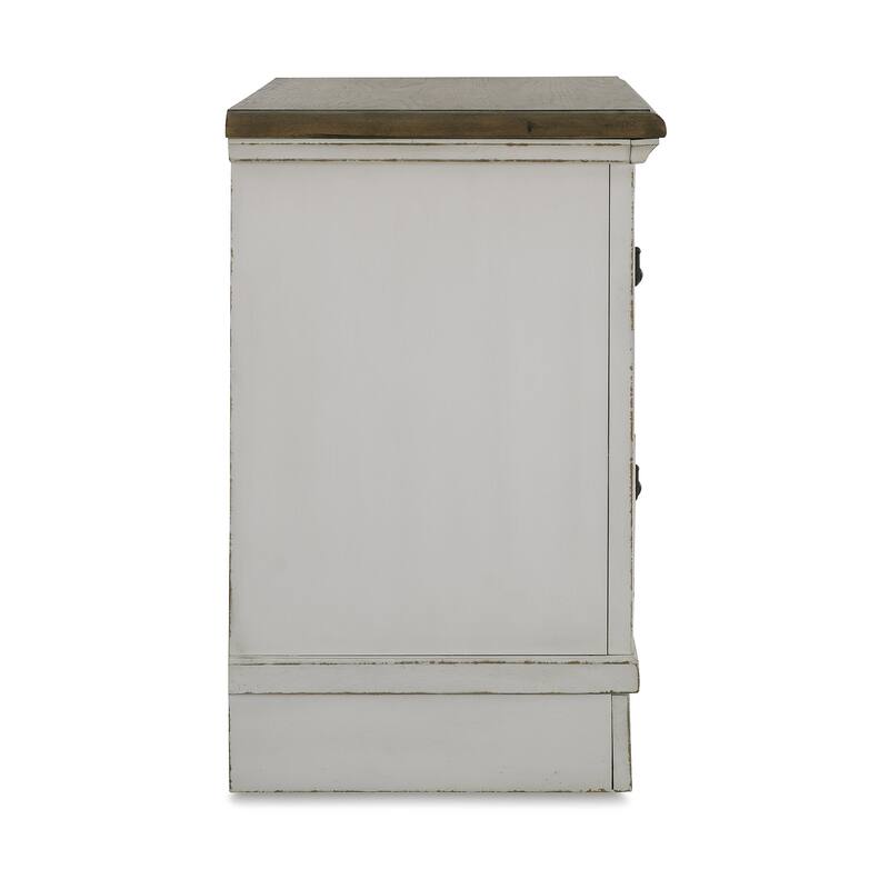 Signature Design by Ashley Blendon Off-White/Brown Nightstand