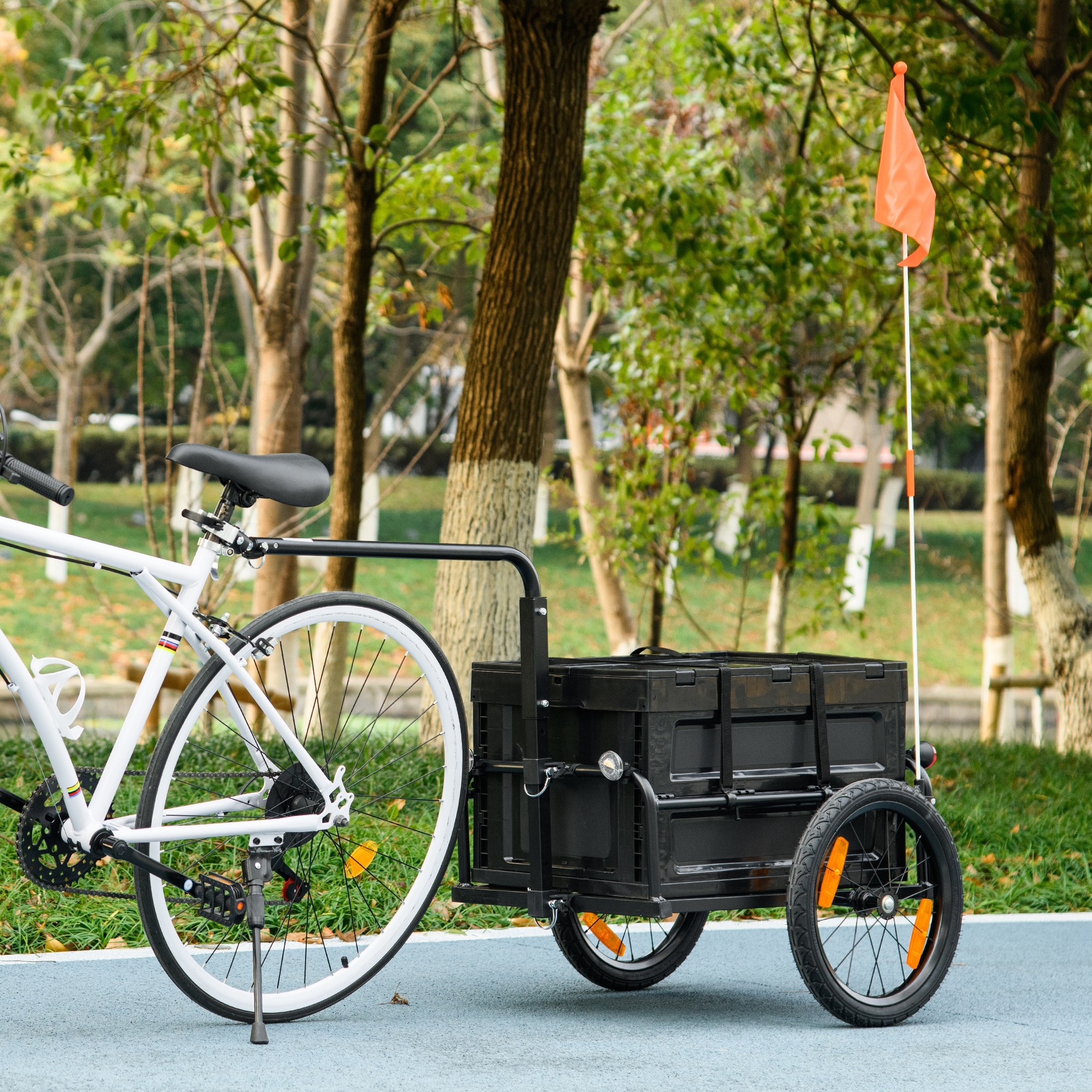 Aosom Bike Cargo Trailer