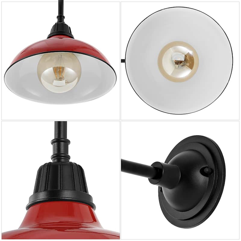 Stanley 12.25" Indoor/Outdoor LED Gooseneck Arm Sconce, By JONATHAN Y