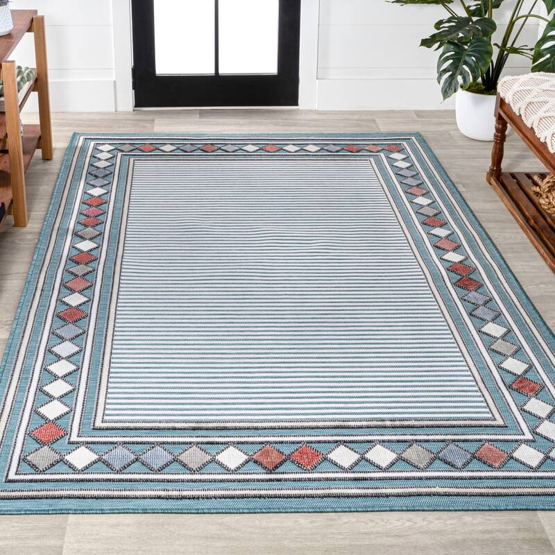 JONATHAN Y Star Abstract Swirl Area Rug