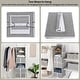 preview thumbnail 9 of 8, 6 Tiers Hanging Organizer with Drawers, Foldable Hanging Closet Shelves for Clothes, Shoe, Toys & Purse