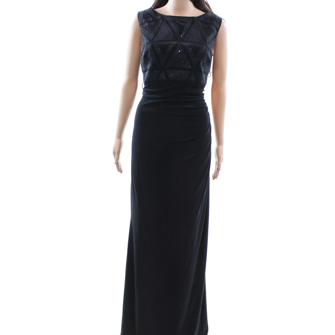 jessica howard sequined ruched sheath dress