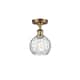 Option Brushed Brass / Clear Water Glass