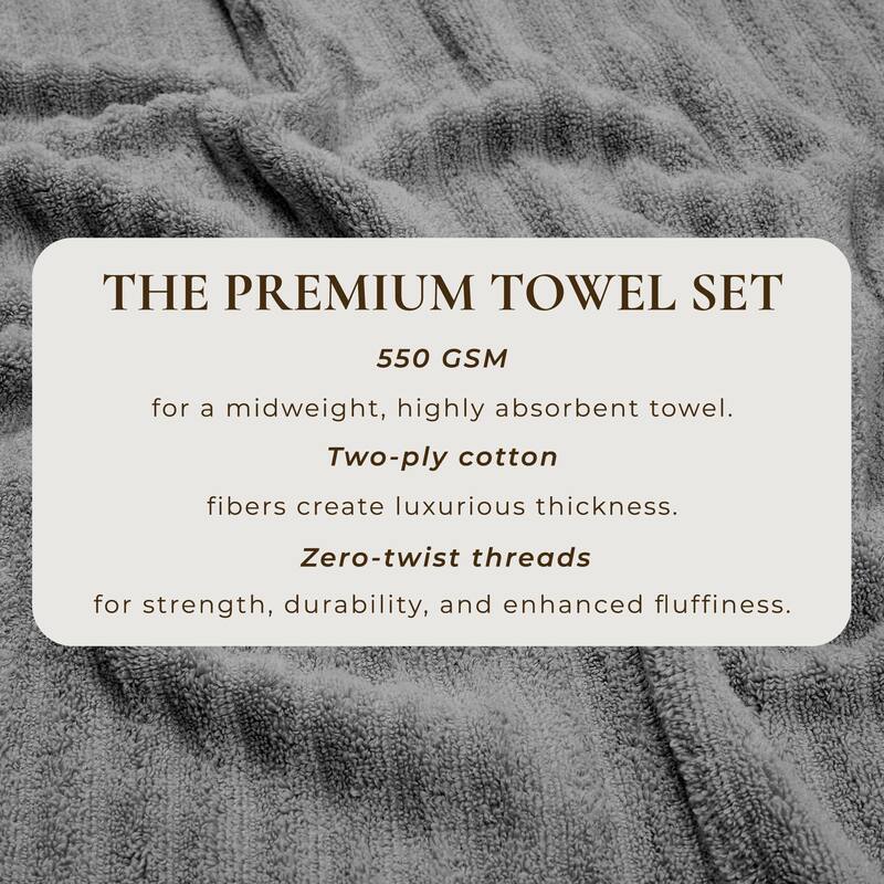 Linery & Co. Combed Cotton Bath Towel Set