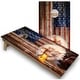 preview thumbnail 1 of 4, Solid Wood Cornhole Boards - American Flag Eagle Design Premium 2x4 (24" x 48") - Include ALL Accessories