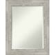 Dove Grey-washed Bathroom Vanity Wall Mirror - Medium Large (24 x 30-inch)