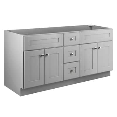 Design House 214999 Brookings 60" Double Free Standing Vanity Cabinet