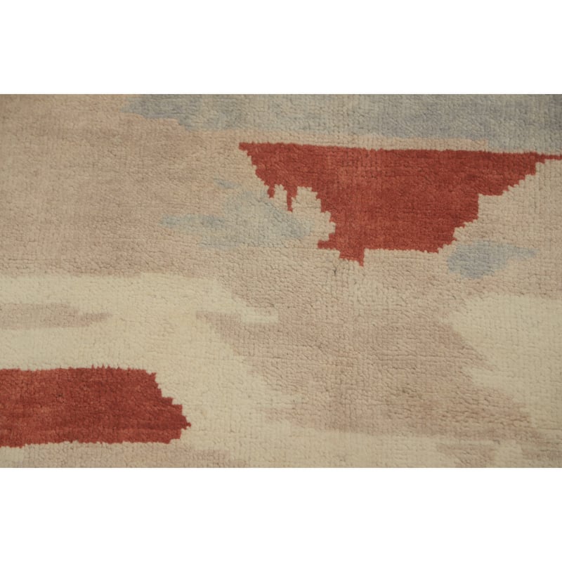 Vegetable Dye Wool Gabbeh Turkish Large Rug Handmade Wool Carpet - 14' 0'' X 10' 1''