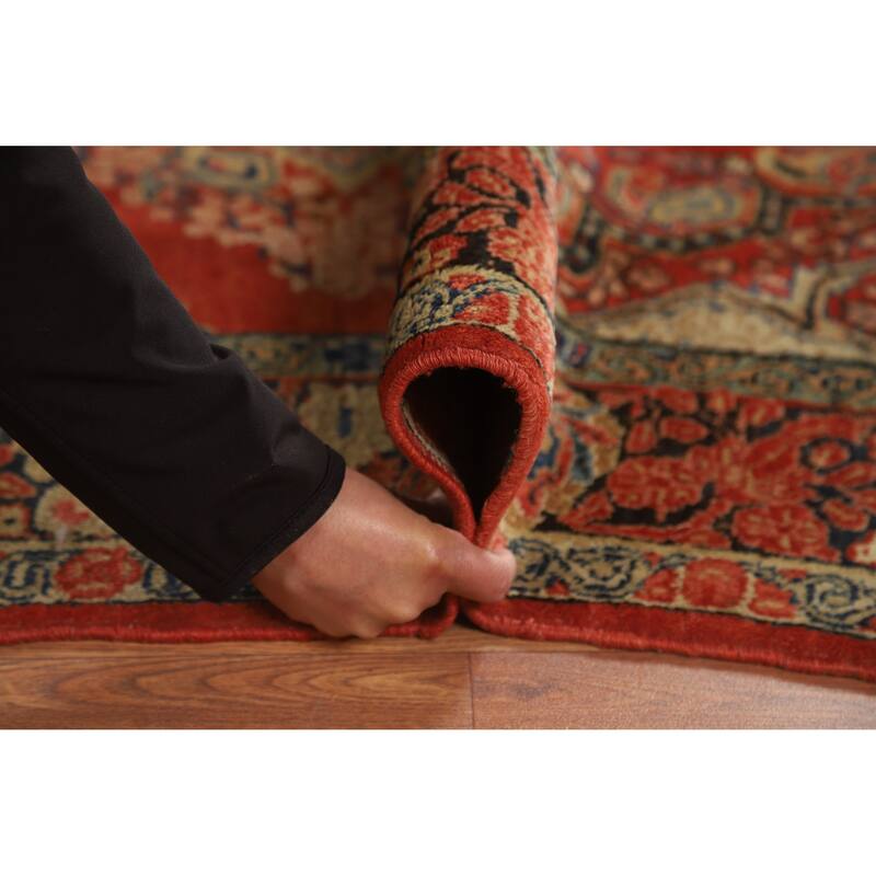 Sarouk Persian Rug Handmade Wool Carpet - 4'2" x 6'6"