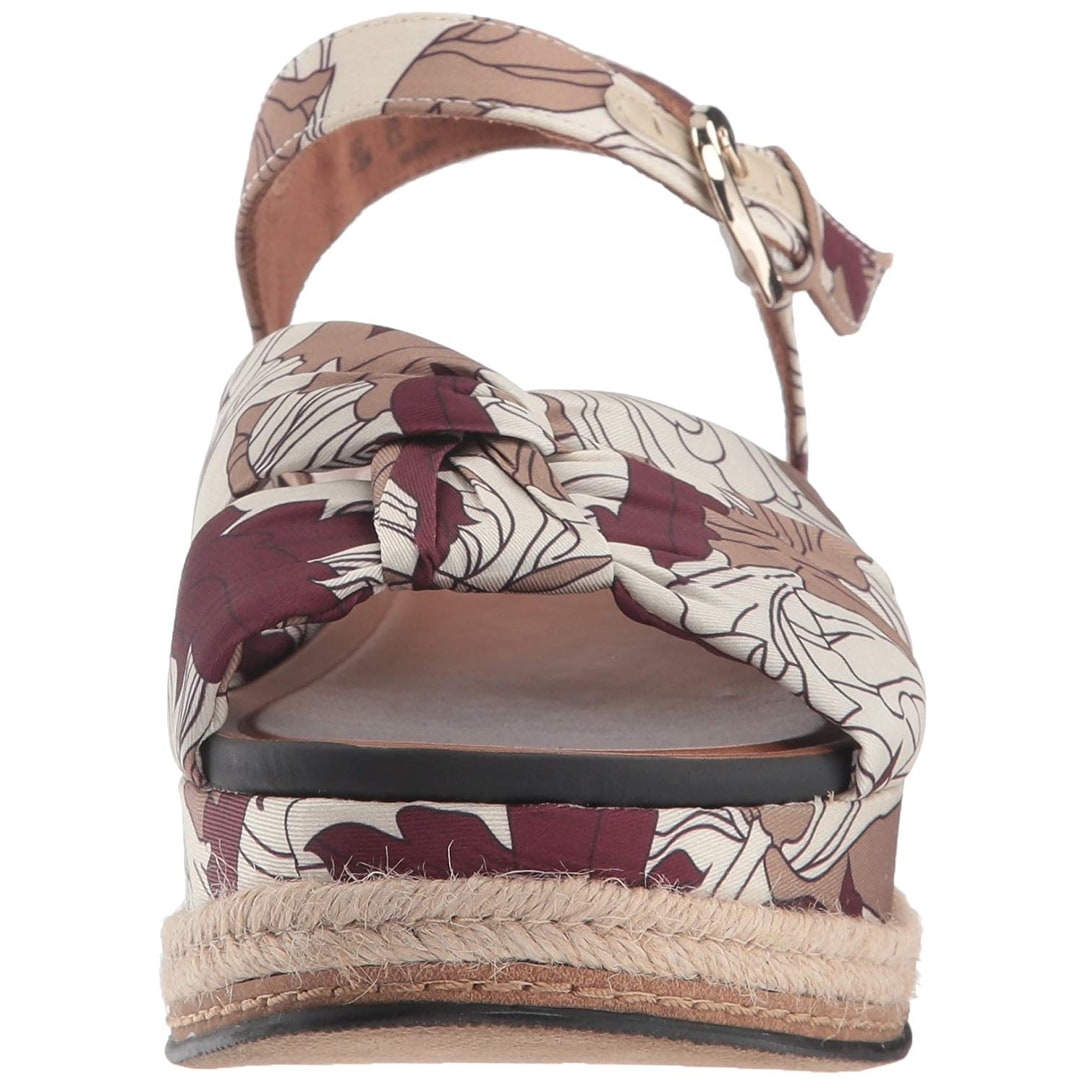 Naturalizer Womens Berry Fabric Open