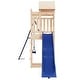 preview thumbnail 13 of 15, vidaXL Swing Set Outdoor Backyard Wooden Playground Equipment for Kids Age 3-8