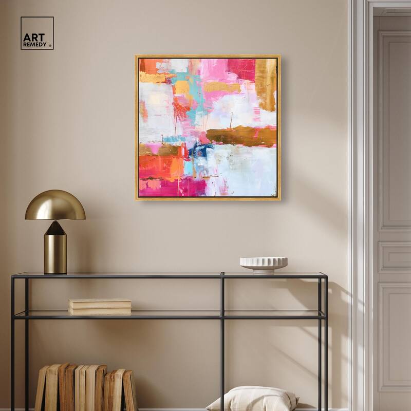 Exuberant Hues II Canvas by Art Remedy