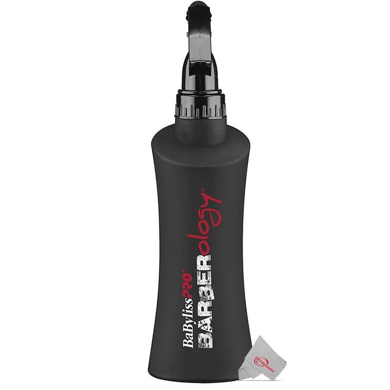 Babyliss Pro BSPRAYBOT Barberology 10oz Spray Bottle + Fade Brush BPFADEB + 9" Clipper Comb