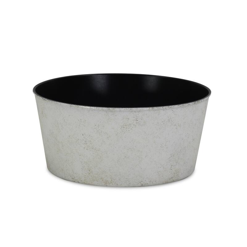 Floriana 11.5 Inch Round Tapered Plastic Pot - Cream