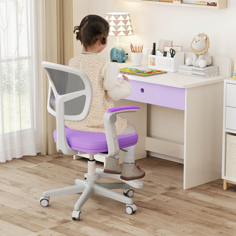 Costway Kids Desk Chair Children Study Chair with Adjustable Height, - See Details