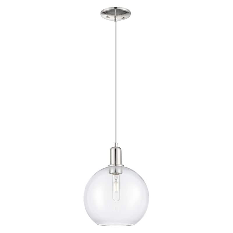 Innovations Lighting Endless Possibilities Arcadia - Athens - 1 Light 10" Cord Hung Mini Pendant - Clear/Polished Nickel