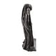 preview thumbnail 11 of 11, Haunted Hill Farm 39-in. Grim Reaper Holding Sickle Statue with LED Eyes