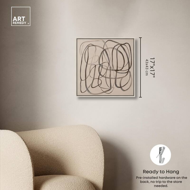 Unbroken Line II Canvas by Art Remedy