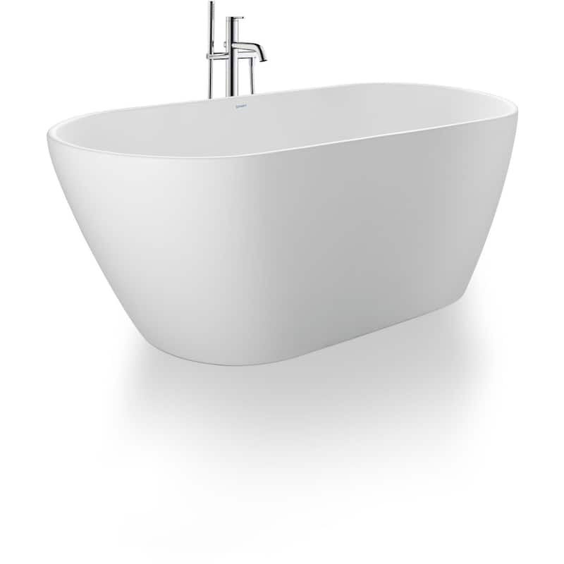 Duravit D-Neo 63" Freestanding Solid Surface Bathtub