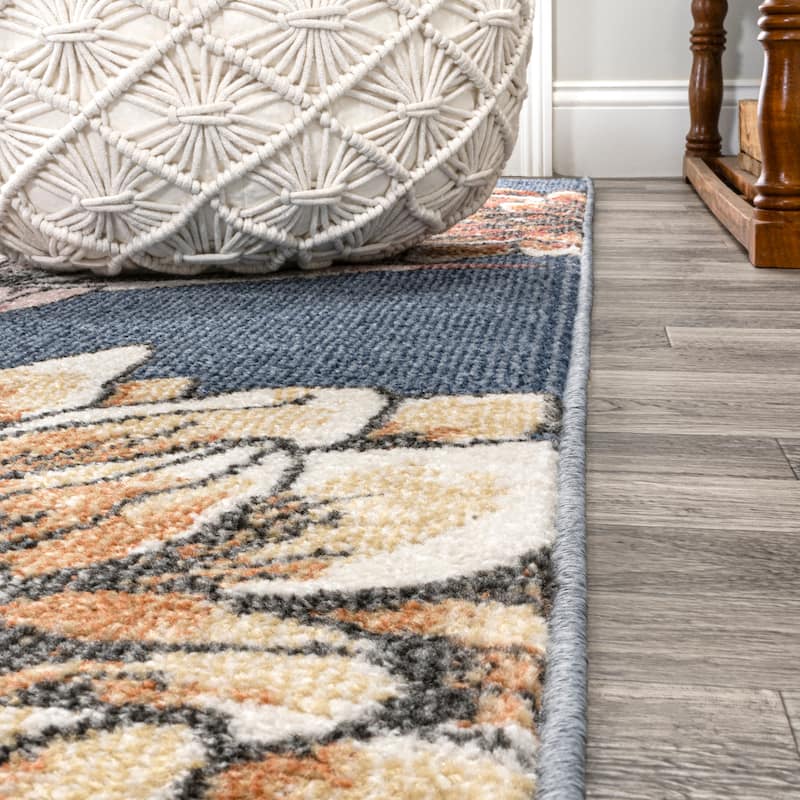 JONATHAN Y Dizi Modern Botanical Flower Area Rug