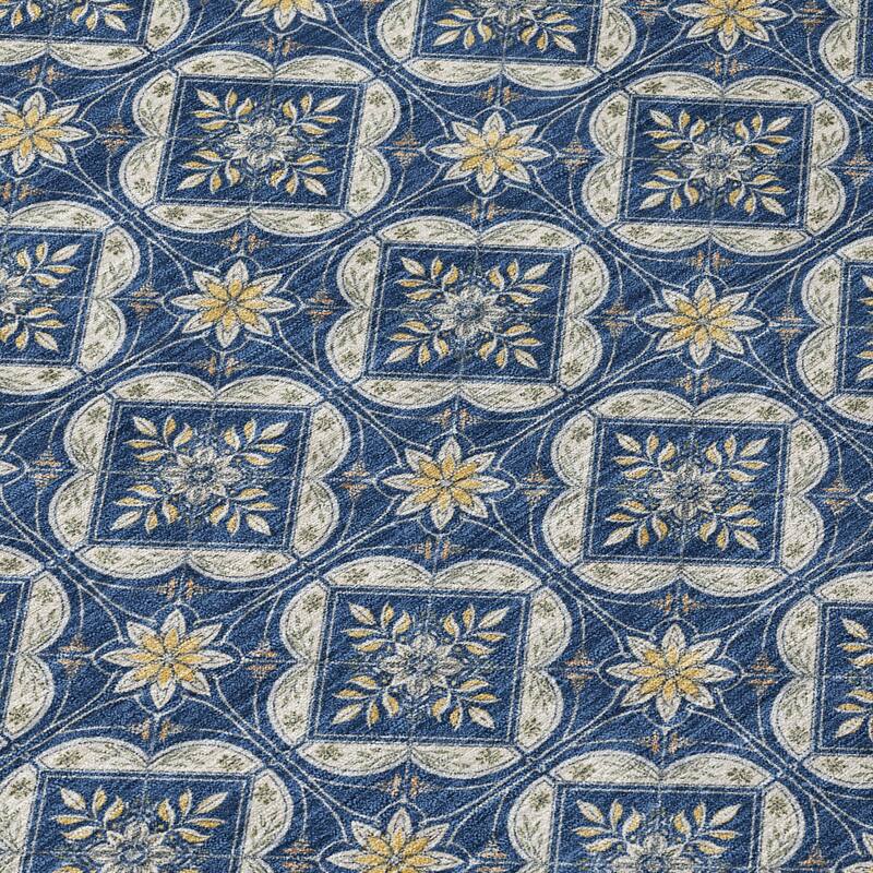 Machine Washable Indoor/ Outdoor Contemporary Granby Chantille Rug