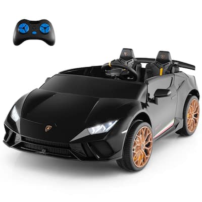 Costway 4WD 2-Seater Ride on Car, Licensed Lamborghini Kids’ Vehicles - See Details