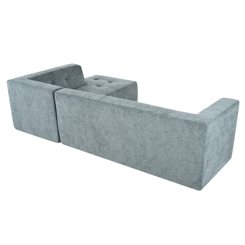 L-Shaped Modular Modular Combination Living Room Sofa Set Modern Minimalist Sofa, Upholstered Deep Seat Couches