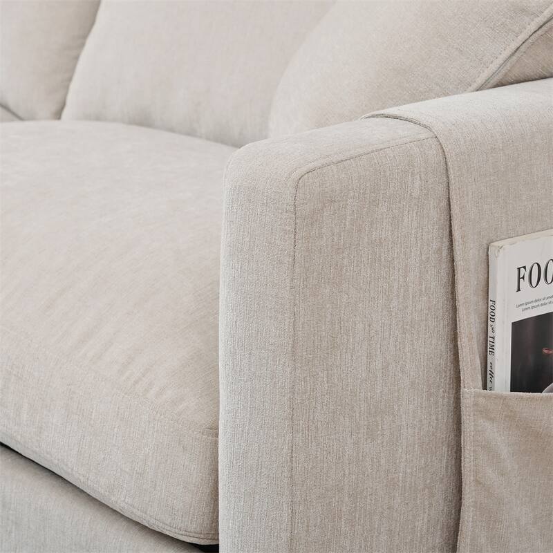 SOFA with Ottoman and Convenient Bag