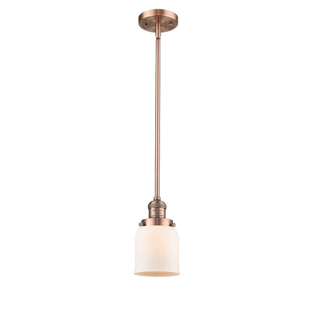 Innovations Lighting Franklin Restoration Bell - 1 Light 5" Stem Hung Mini Pendant