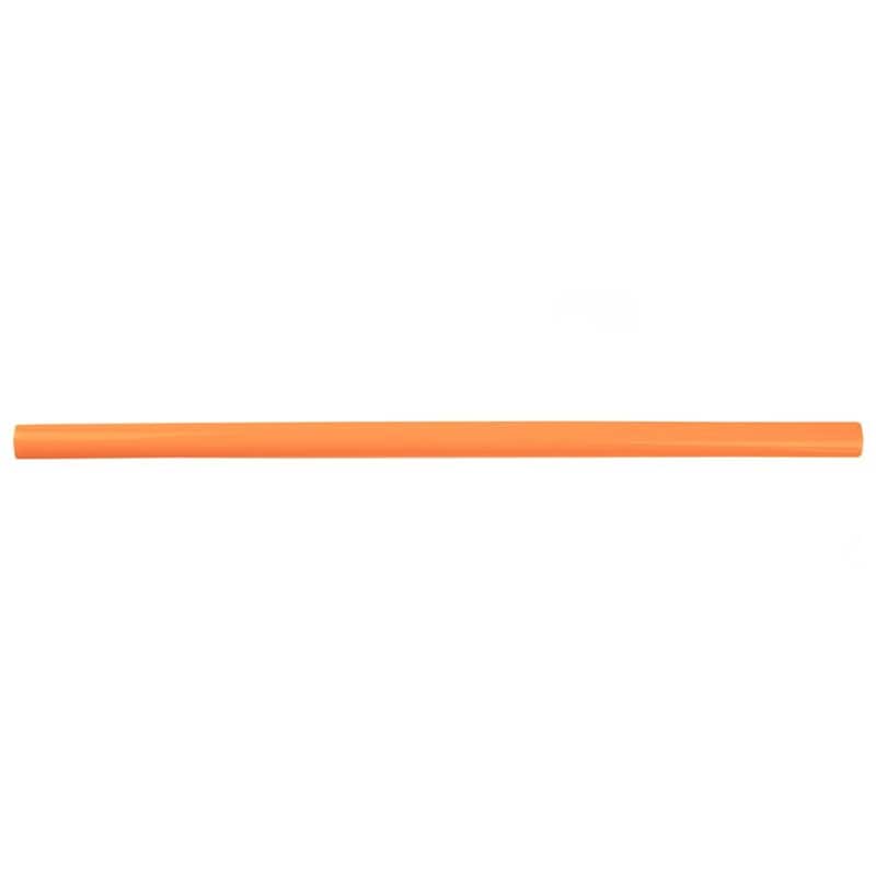Merola Tile Twist Orange Sunset 1/2" x 11-3/4" Ceramic Wall Trim - (1 Tile)