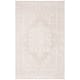 SAFAVIEH Reflection Nedelja Charming Oriental Rug - 5' Square - Creme/Ivory