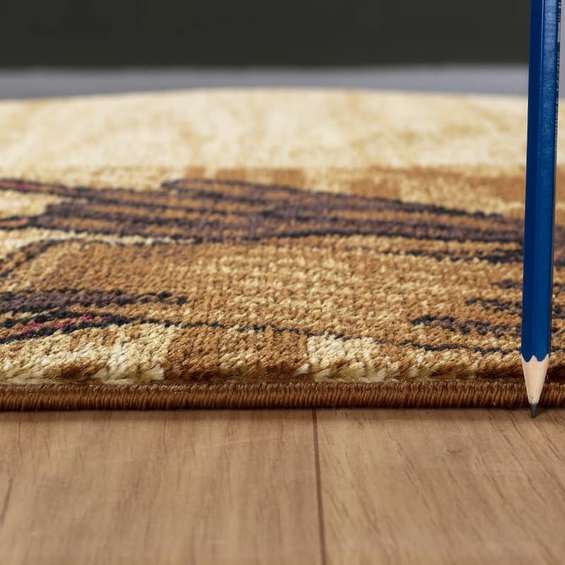 Tribes GC_YLS4011 Beige Southwest Area Rug