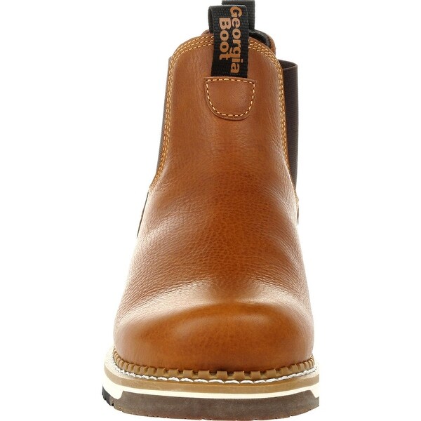 georgia boot wedge waterproof chelsea work boot