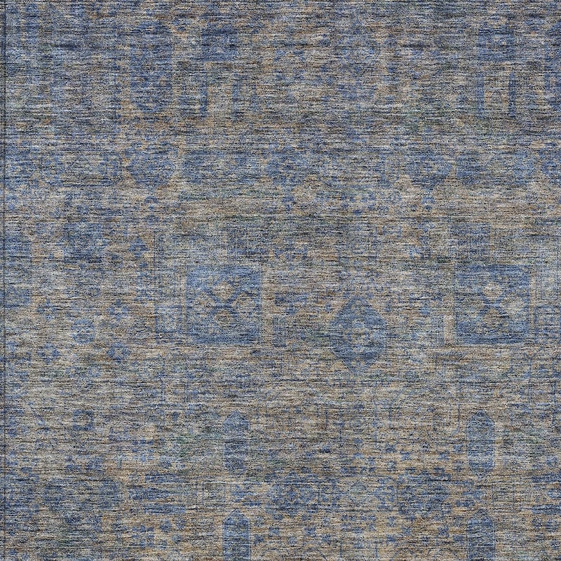 HomeRoots Oriental Transitional Rectangle Outdoor Rug
