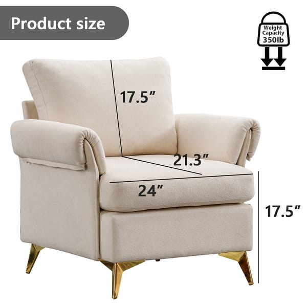 Modern Accent Chair Single Sofa Chair,Recliner Chair, Fabric Armchair Recliner