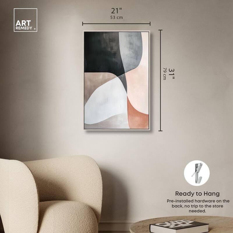 Curved Contour Canvas by Art Remedy