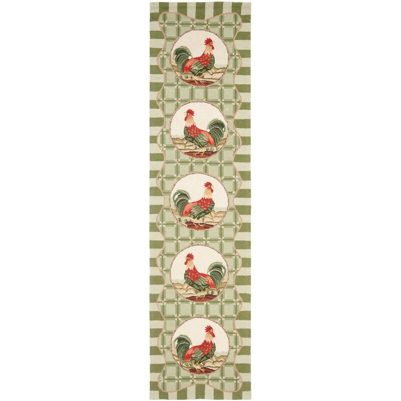 SAFAVIEH Handmade Chelsea Tatyana French Country Wool Rug