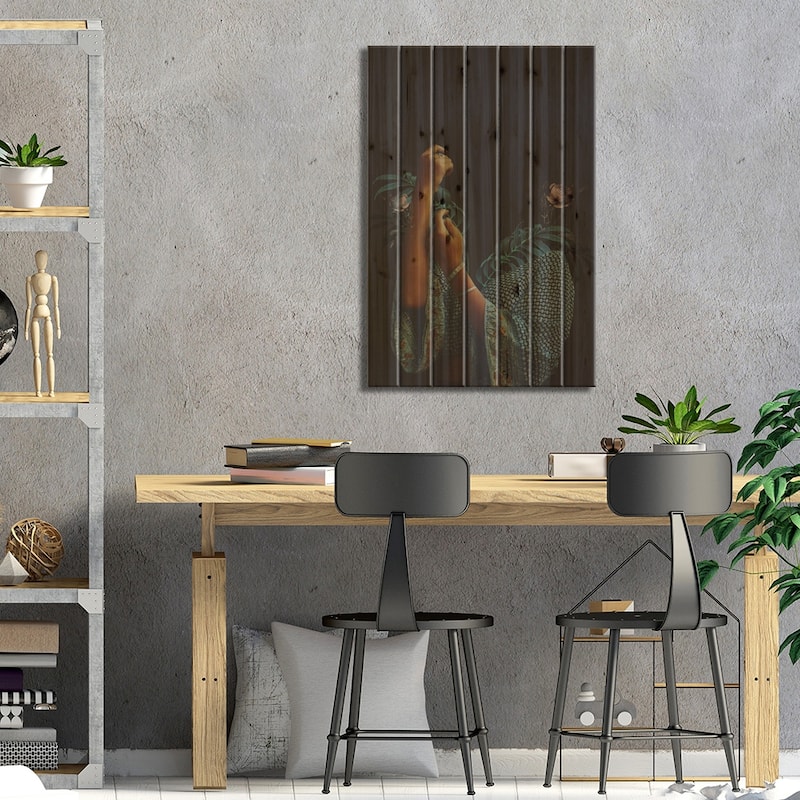Seconds Before Dawn Print On Wood by Frank Moth - Multi-Color