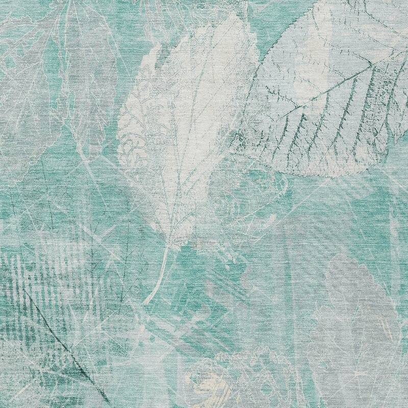 HomeRoots Floral Transitional Rectangle Outdoor Rug