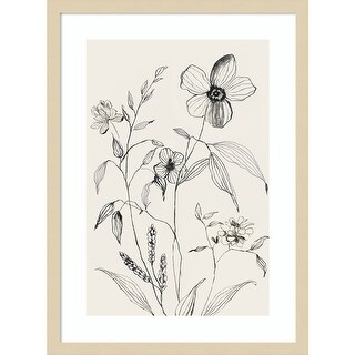 Petal Harmony I by Asia Jensen Wood Framed Wall Art Print - Svelte ...