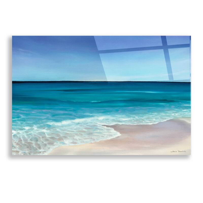 Epic Art 'Rippling Waves' by Louise Montillio, Acrylic Glass Wall Art - 24x16