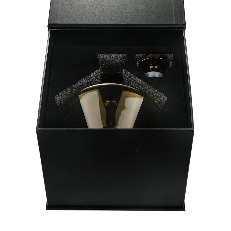 Bruno Magli Whiskey Decanter with Stopper - 49 oz