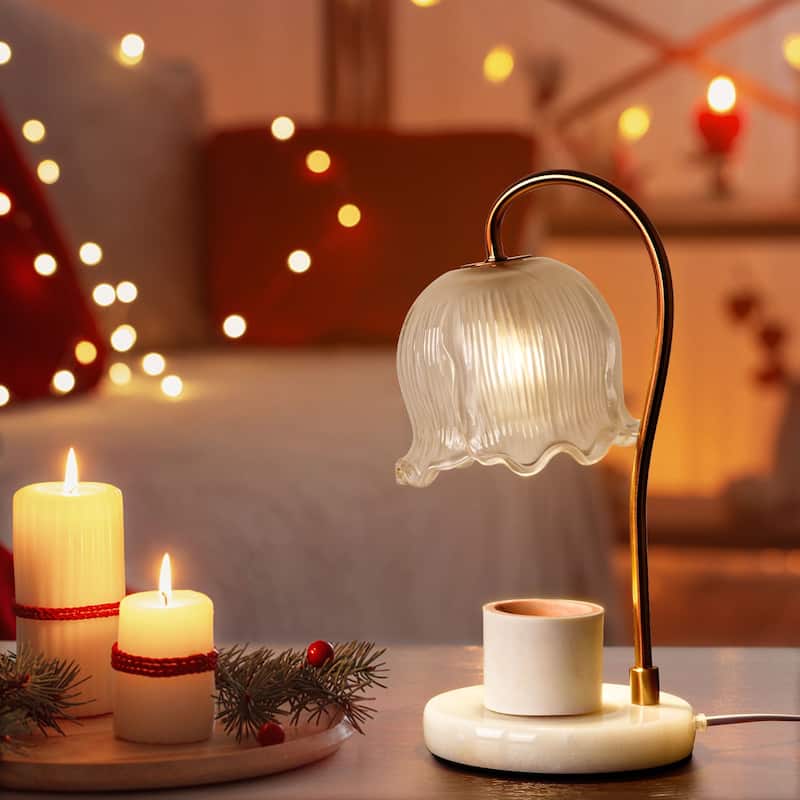 Marble Candle Warmer Lamp with Timer Table lamp