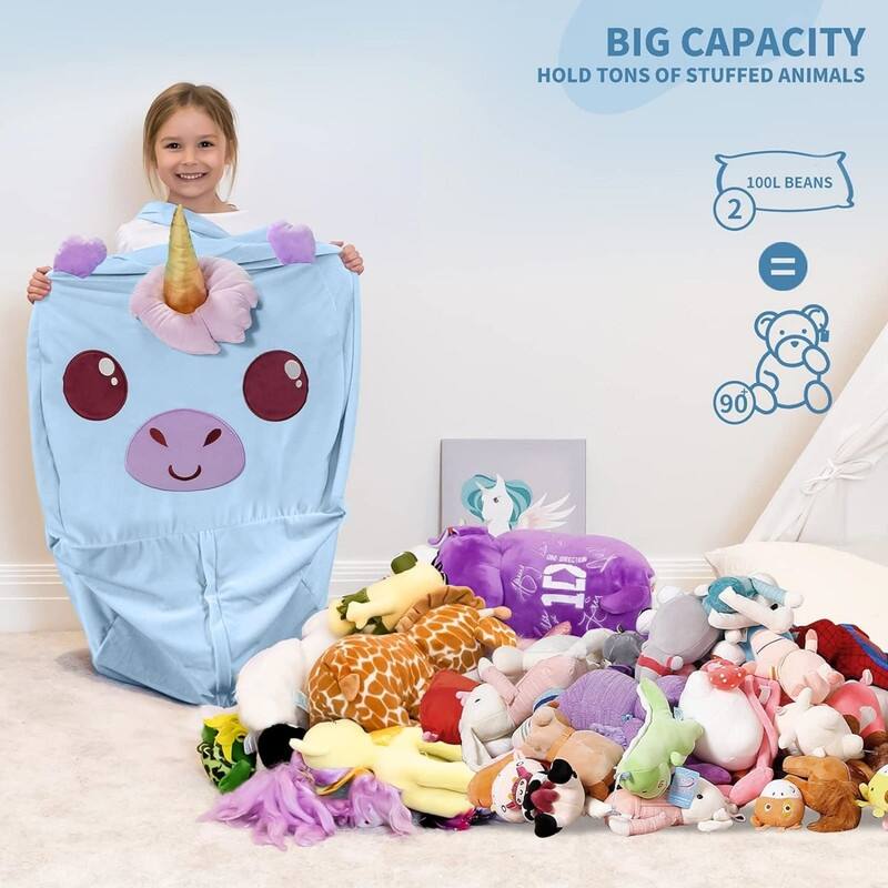 X-Large Stuffable Zipper Bean Bag Chair