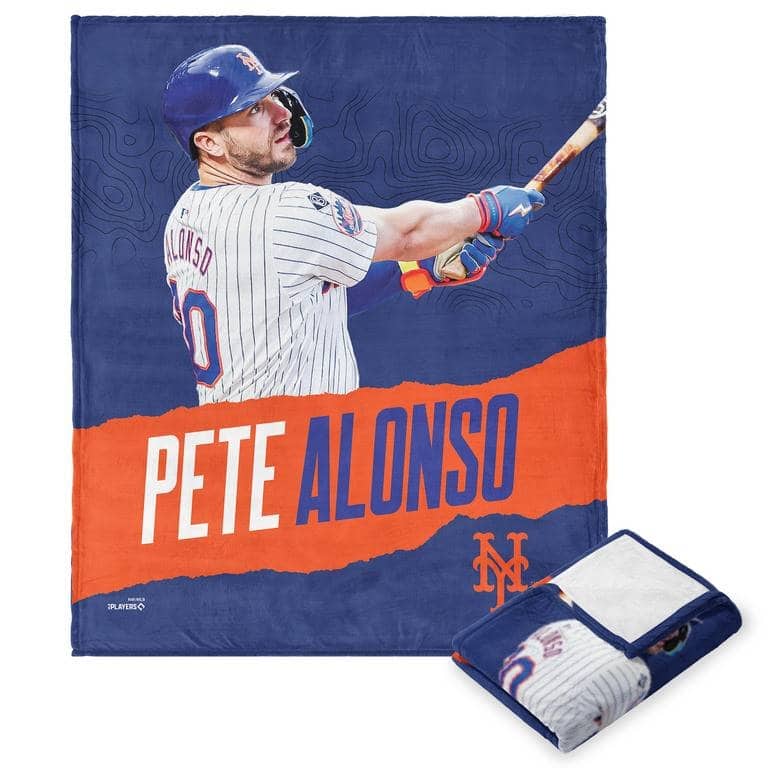 MLB New York Mets Player Silk Touch Throw Blanket - 50" x 60" - Pete Alonso
