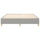 preview thumbnail 12 of 38, vidaXL Box Spring Bed Frame King Fabric Double Bed Base Multi Colors/Sizes