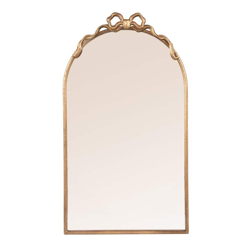 Iron Mirror with Decorative Bow